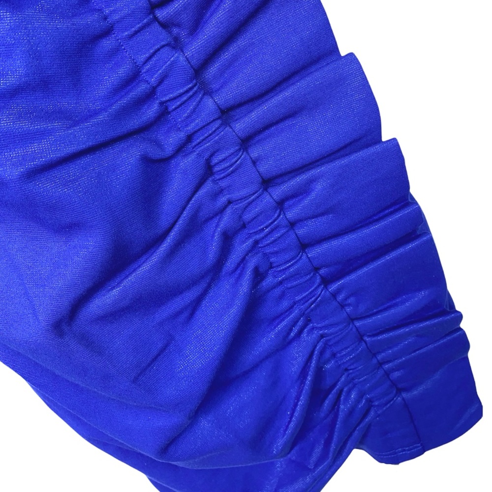 Adelyn Rae Royal Blue Ruffled Mini Dress - Picture 4 of 6